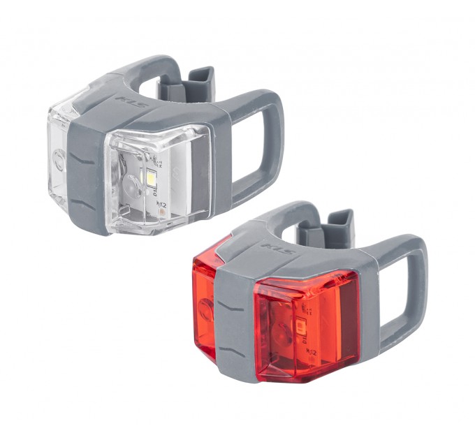 Комплект світла KLS Twins II силікон, сірий