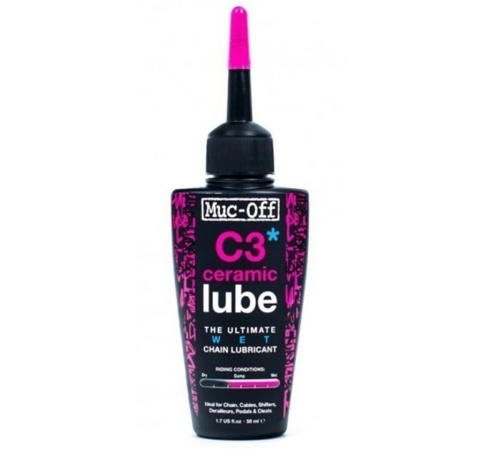 Смазка для цепи MUC-OFF C3 WET CERAMIC 50ml