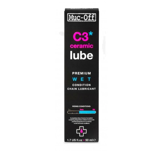 Смазка для цепи MUC-OFF C3 WET CERAMIC 120ml