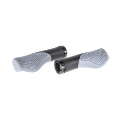 Гріпси ONRIDE Maze Long, ергономічні, один замок, чорний-сірий