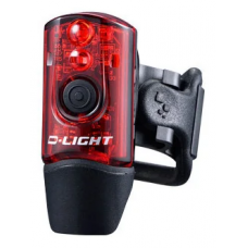 Задний фонарь Dlight CG-214R зарядка от USB 2 диода, 4 режима черный