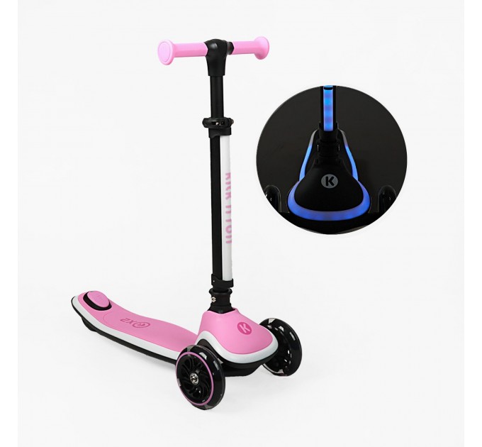 Біговел триколісний Kick`n`roll X2P-005 рожево-білий