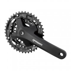 Шатун PROWHEEL MPE-901 AL L170мм 22-30-40Т під квадрат, чорний