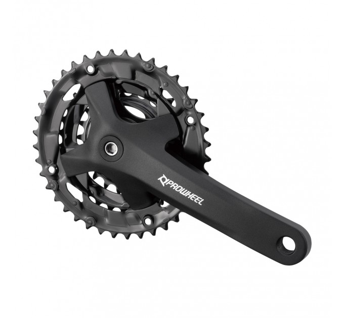 Шатун PROWHEEL MPE-901 AL L170мм 22-30-40Т під квадрат, чорний
