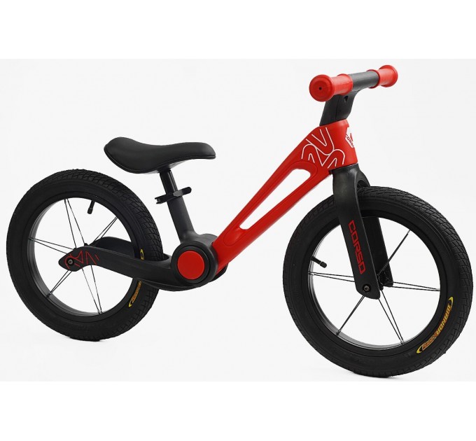 Велобег 14" Corso NL-60320 черно-красный