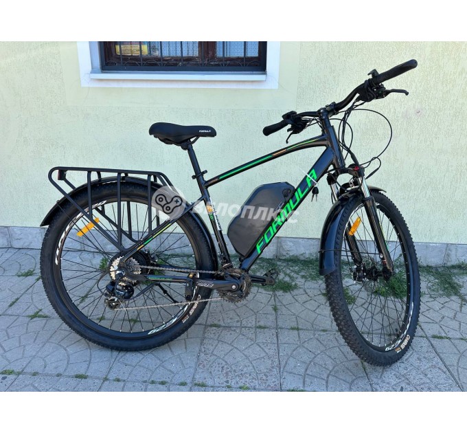 Велосипед AL 29" Formula eCURSOR MAN DD CS 48V 17.5Ah 500W 2026 чорно-зелений