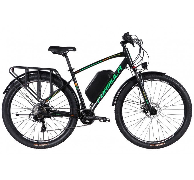 Велосипед AL 29" Formula eCURSOR MAN DD CS 48V 17.5Ah 500W 2026 чорно-зелений