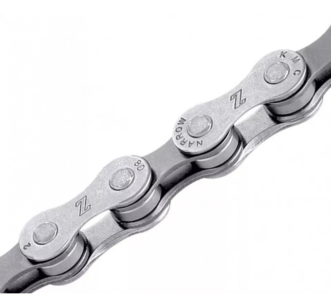 Цепь КМС Z7 (Z50) 7 шв., 114 звеньев 1/2"х3/32" silver/silver