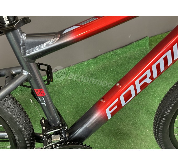 Велосипед AL 27,5" Formula F-1 DD CS 2025 красно-серебристый