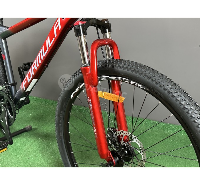 Велосипед AL 27,5" Formula F-1 DD CS 2025 красно-серебристый