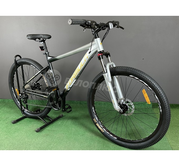 Велосипед AL 27,5" Formula F-1 DD CS 2025 серебристо-черный