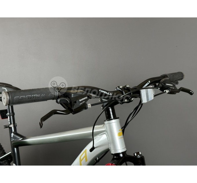 Велосипед AL 27,5" Formula F-1 DD CS 2025 серебристо-черный