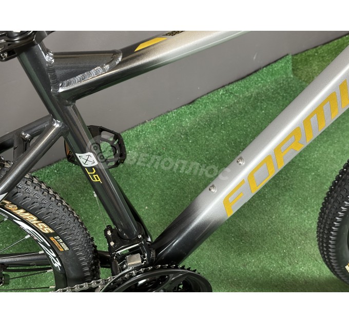 Велосипед AL 27,5" Formula F-1 DD CS 2025 серебристо-черный