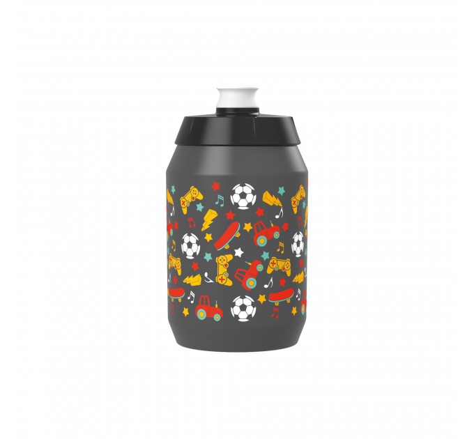 Фляга POLISPORT MOVE KIDS, 450мл, сірий