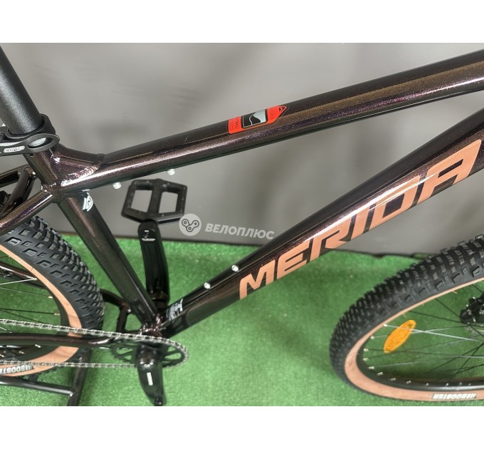 Велосипед 29" MERIDA BIG.NINE 40 2026 METALLIC BLACK(RED)