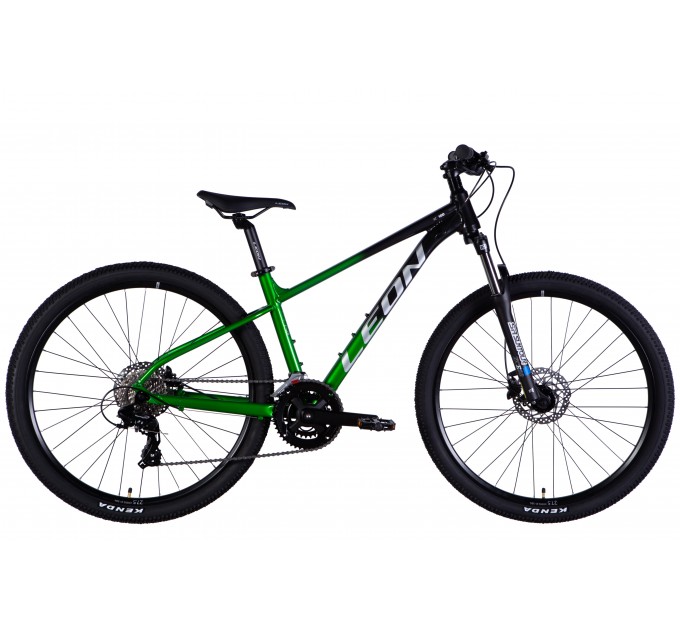 Велосипед AL 27,5" Leon XC 100 HDD 2025 чорний з зеленим
