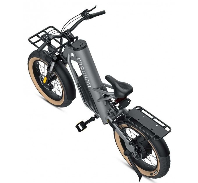 Велосипед 20+" COSWHEEL M20 mini 48V 15Ah 750W 2026 сірий