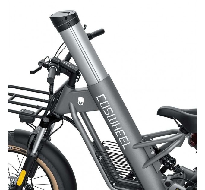 Велосипед 20+" COSWHEEL M20 mini 48V 15Ah 750W 2026 сірий