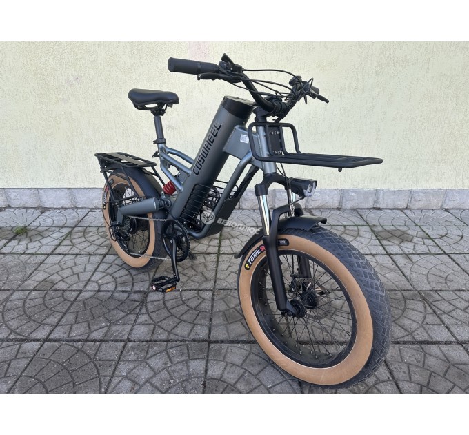 Велосипед 20+" COSWHEEL M20 mini 48V 15Ah 750W 2026 сірий