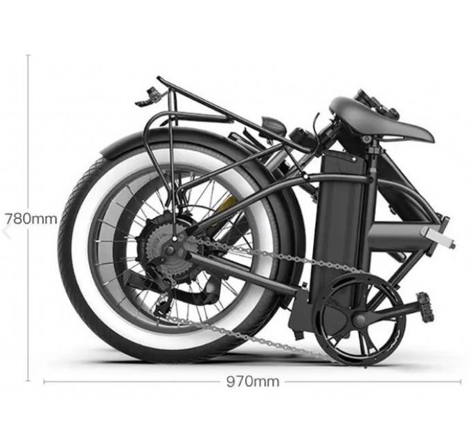 Велосипед 20+" COSWHEEL F1 EBIKE 48V 10Ah 500W 2026 сірий