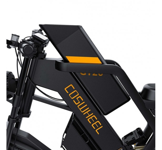Велосипед 20+" COSWHEEL GT20 PRO 48V 25+15Ah 2×1000W 2026 чорний