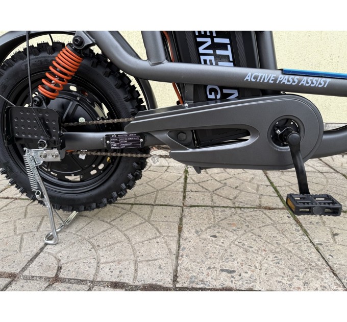 Велосипед 16" IDemo Lite Sonic 60V 30Ah 1250W 2026 сірий