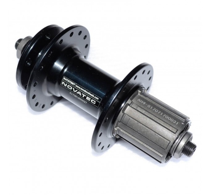 Втулка задня Novatec D472TSBT 32Н 8/9 шв. касета, під Disk 6 болтів, на пром.підшипн. чорна