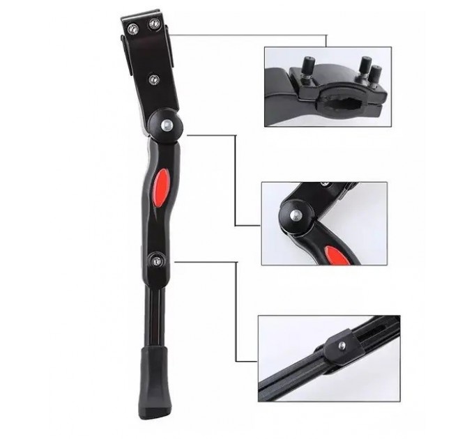 Підніжка DN BS-2 24"-29" бокова, на перо рами, чорна