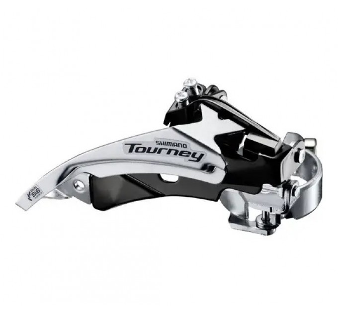 Перемикач передній SHIMANO FD-TY510, універсальна тяга, хомут 28,6мм/ 31.8мм /34,9мм, під 48з.