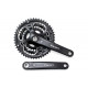 Шатун PROWHEEL SWIFT-201P AL L175мм 28-38-48Т під квадрат, чорний зі сріблястим