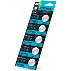 Батарейка літієва Videx CR2032 5 шт на блістері