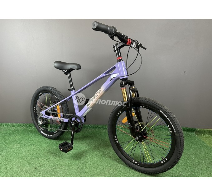 Велосипед MG 20" SPACE KID ALIOTH DD 2025 фіолетовий