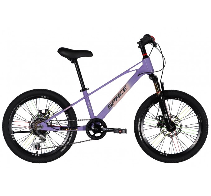 Велосипед MG 20" SPACE KID ALIOTH DD 2025 фіолетовий