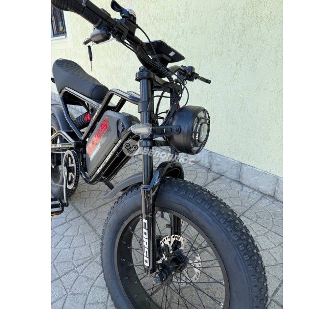 Велосипед ST 20+" Corso MX-5 POWER 60V 25Ah 1200W 2026 чорний