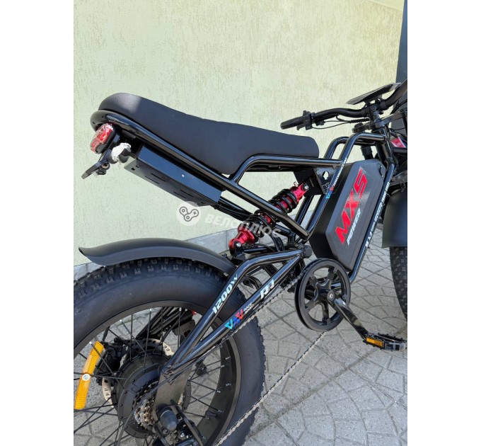 Велосипед ST 20+" Corso MX-5 POWER 60V 25Ah 1200W 2026 чорний