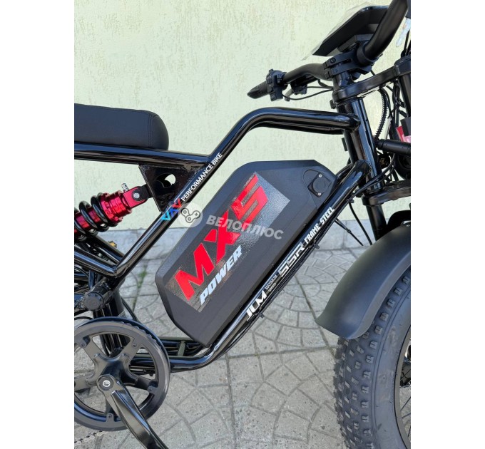 Велосипед ST 20+" Corso MX-5 POWER 60V 25Ah 1200W 2026 чорний