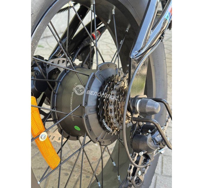 Велосипед ST 20+" Corso MX-5 POWER 60V 25Ah 1200W 2026 чорний