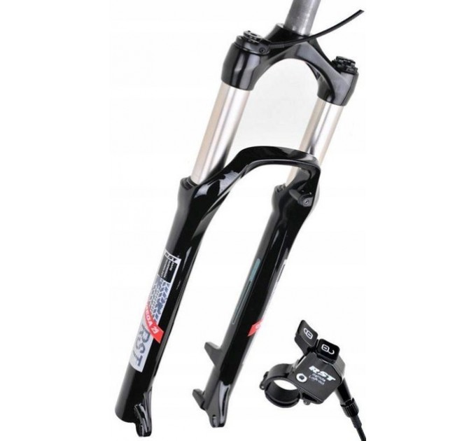 Вилка 29" RST OMEGA RL 1-1/8" шток 260мм, виносний гідравлічний lock-out, пружинно-масляна чорна