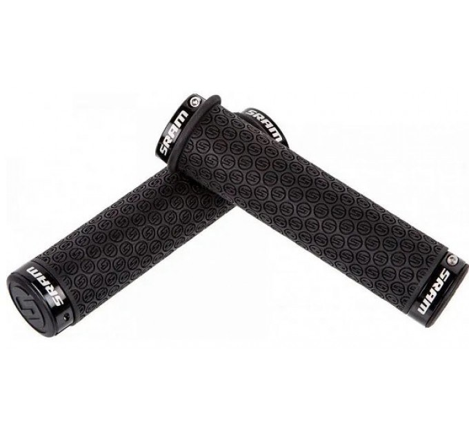 Гріпси SRAM DH Silicone Locking Grips Black with Double Clamps & End Plugs