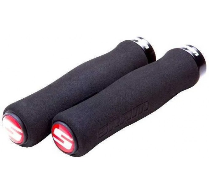 Грипсы SRAM Locking Grips Contour Foam 129mm Black with Single Black Clamp and End Plugs