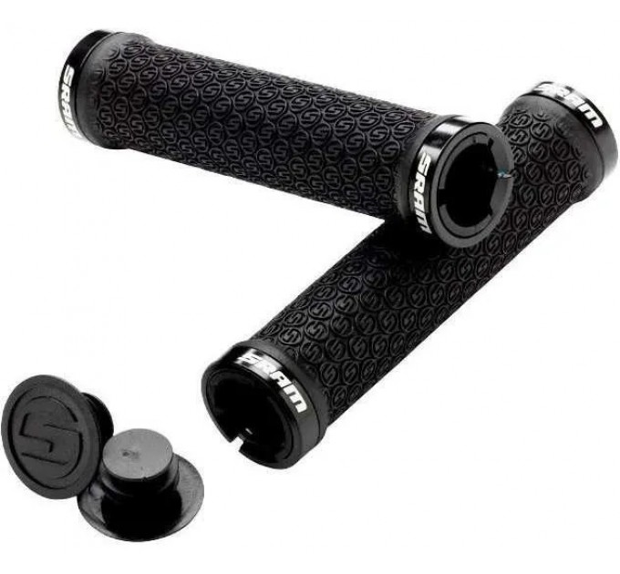 Гріпси SRAM Locking Grips Black with Double Clamps & End Plugs