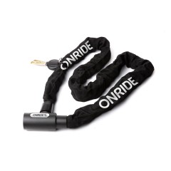 Замок ланцюговий ONRIDE Tie Lock Superior 50 під ключ 6x1500 мм чорний