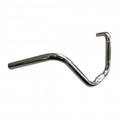 Руль хром широкий