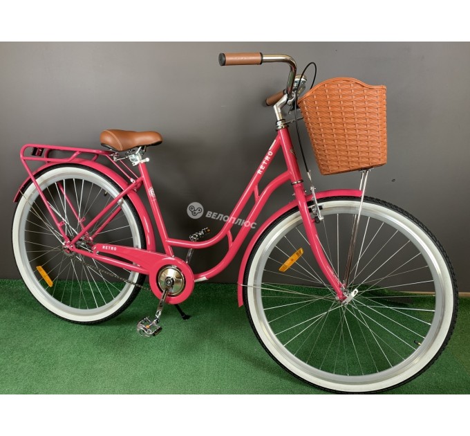 Велосипед ST 28" Dorozhnik RETRO Velosteel 2025 рожевий