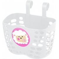 Кошик дитячий KLS Buddy Баранчик пластиковий на кермо білий