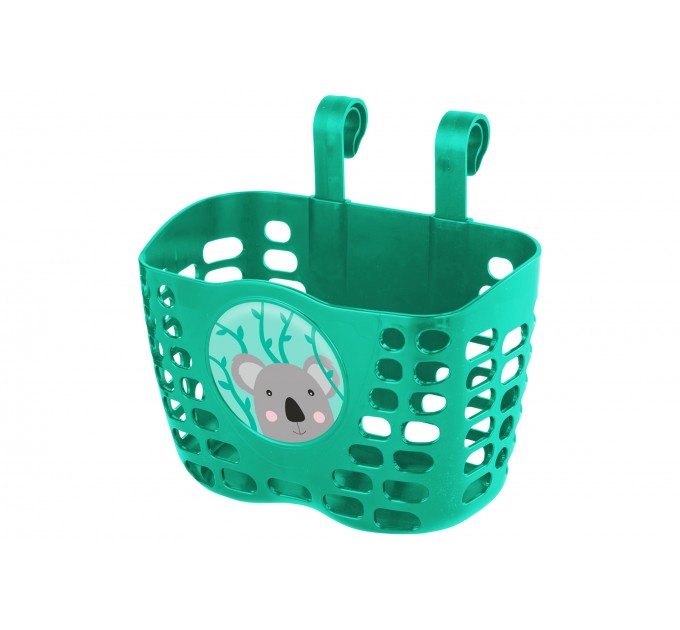 Кошик дитячий KLS Buddy Коала пластиковий на кермо зелений