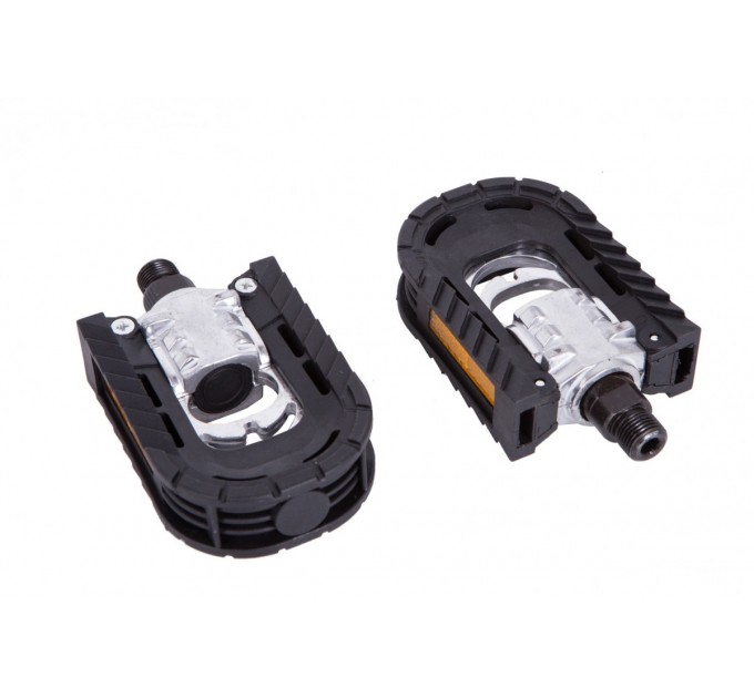 Педаль Al + Pl складные Black/Silver GINEYEA M-961F