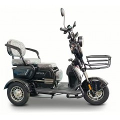Велосипед триколісний 8" SPACE METEOR 72V 20Ah 1000W 2026 чорний