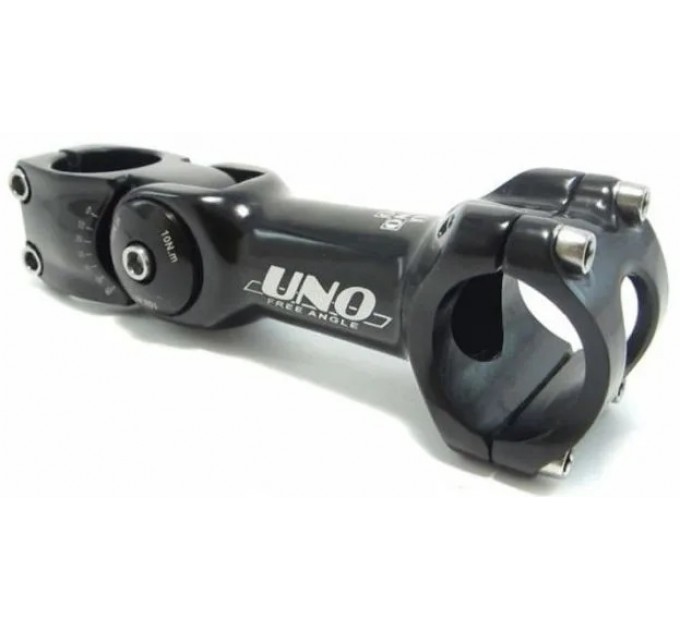 Винос керма алюм. UNO AS-820 31,8 мм, довж. 95мм, регульований, чорний