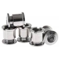 Боночка для шатунів X17 (болт M8X0.75мм + гайка товщ.6.5мм) срібляста